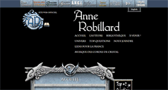 Desktop Screenshot of anne-robillard.com
